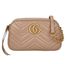 Gucci GG Small Marmont Matelasse Shoulder Bag, front view